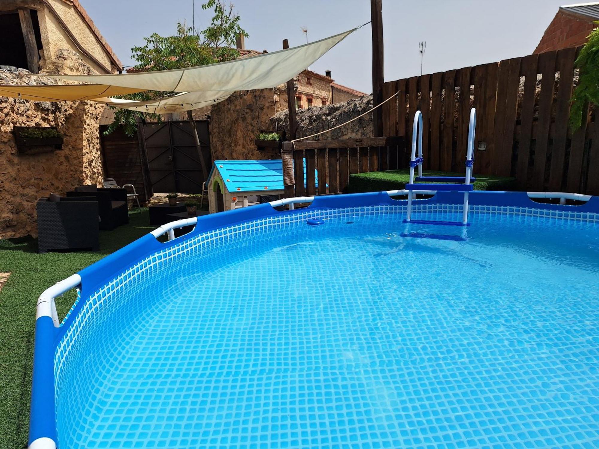 La Hacendera Entre Hoces - 20-28Pax-10 Hab Con Banos En Suite Maderuelo Exterior foto